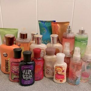bath & body works lotions & sprays old/used*